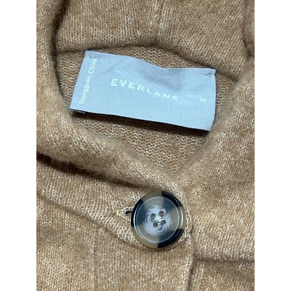 Everlane The Cozy Stretch Duster Cardigan in Camel Medium New Womens Sweater - Picture 11 of 16